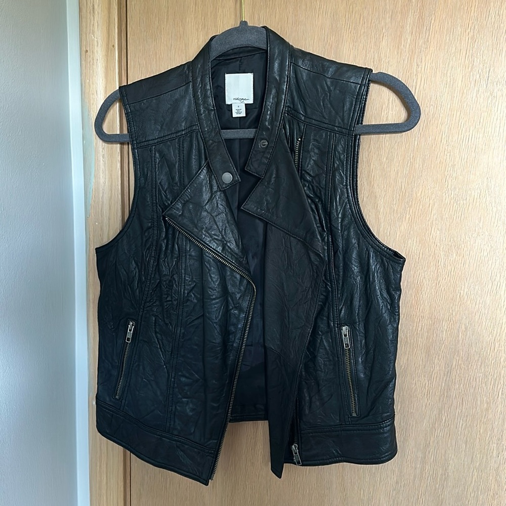 Genuine leather vest 🖤